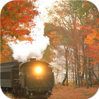 Old trains. Live wallpapers أيقونة