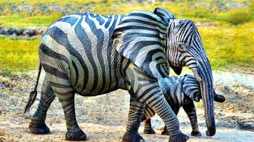 برنامه‌نما Zebra style. Live wallpapers عکس از صفحه