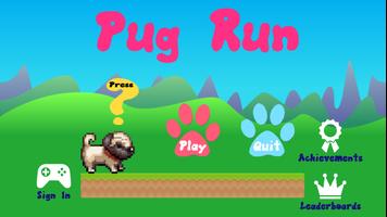 Pug Run Affiche