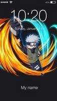 Anime Kakashi Power HD Lock Screen الملصق