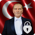 Mustafa Kemal Ataturk Lock Screen & Security أيقونة