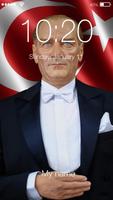 Mustafa Kemal Ataturk Lock Screen & Security capture d'écran 1