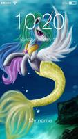 Unicorn Pony Mermaid App Lock Security স্ক্রিনশট 2