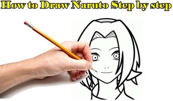 How to draw ninja characters Affiche