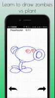 برنامه‌نما Learn to draw zombies vs plant عکس از صفحه