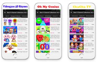برنامه‌نما Top 9 Channels Nursery Rhymes عکس از صفحه