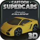 Toon Cars Gallardo 3D lwp icône