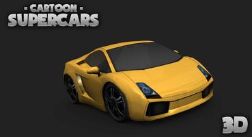 Toon Cars Gallardo 3D lwp captura de pantalla 1