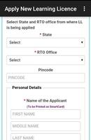 Apply New Learning Licence تصوير الشاشة 2