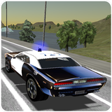 Real Police Car Racing: Heavy traffic simulator icône