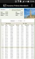 Horaire Prière Marrakech Poster