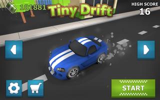 Tiny Drift-One Touch Racing 3D Affiche