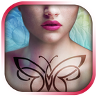 Cute Girl Tattoos Photo Editor ไอคอน