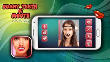 Funny Teeth & Mouth Photo App پوسٹر