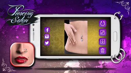 Piercing Salon Photo Montage APK download