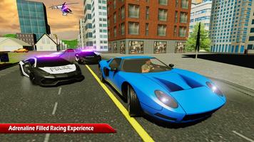 Police Car Chasing - Cops vs Robbers Simulator постер