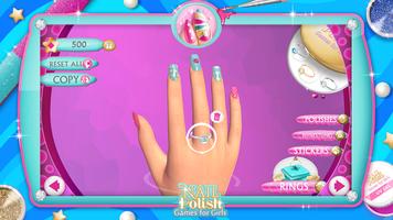 Nail Polish Games For Girls पोस्टर