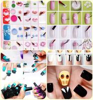 Nail Art Step By Step Design Affiche