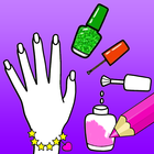 Nails Polish Coloring Pages ไอคอน