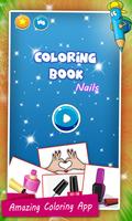 Nails Polish Coloring Pages plakat
