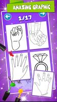 Nails Polish Coloring Pages screenshot 2