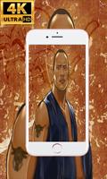 The Rock Wallpaper 4k captura de pantalla 1