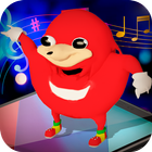 Dancing Ugandan Knuckles Virtual AR Zeichen