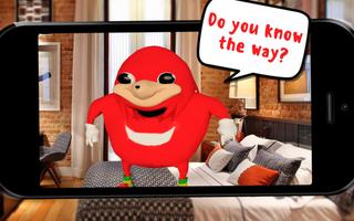Dancing Ugandan Knuckles Virtual AR Screenshot 2