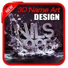 3D Name Art Design ikon
