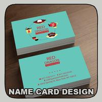 Name Card Design Poster