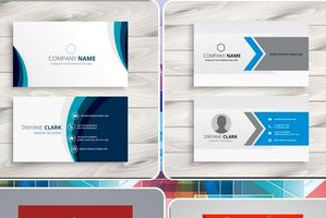 Name Card Design اسکرین شاٹ 1