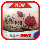 Icona Name Tattoo Design Ideas