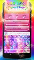 Color Emoji Keyboard Designs اسکرین شاٹ 3