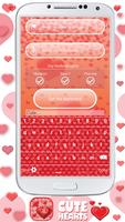 Cute Hearts Keyboard Designs screenshot 1