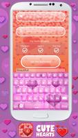 Cute Hearts Keyboard Designs screenshot 2