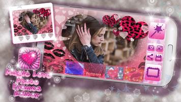 Magic Love Photo Frames Editor capture d'écran 1