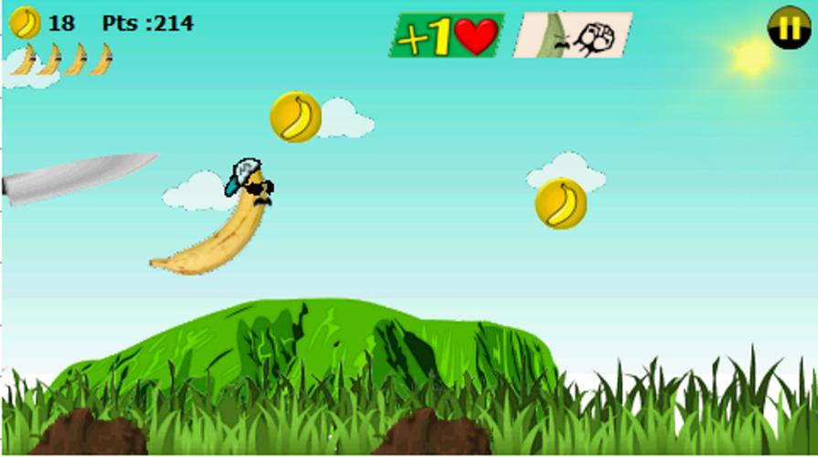 Прыгающие бананы игра. Игра прыгания на банан баклажан. Элитный банановый экстрим приложение.