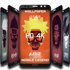 Naruto Skulls Wallpaper Ultra HD 4K icono