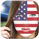 Nationale Drapeau Sur Le Visage Éditeur De Photos APK