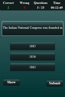 Indian National Movement Quiz imagem de tela 3