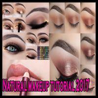 Natural makeup tutorial poster