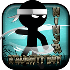 jumping naughty ninja game icon