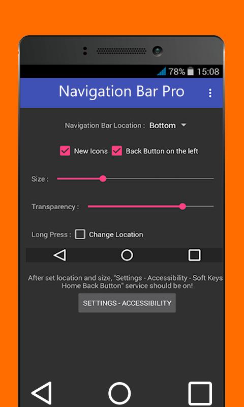 overdracht bloemblad verkiezing Navigation Bar pro for Android - APK Download