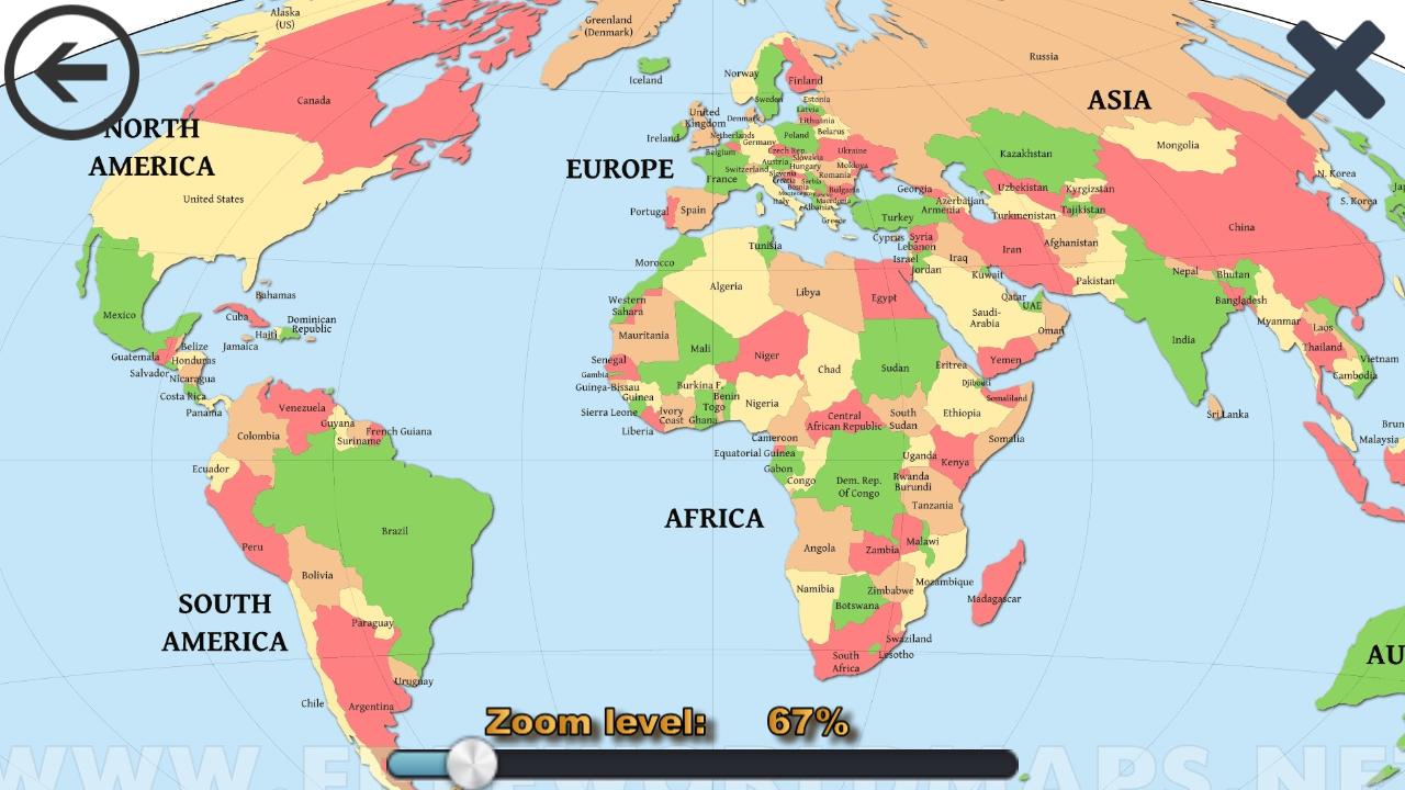 Free Political World Map For Android Apk Download