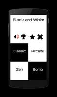 Black and White - Piano Game Affiche