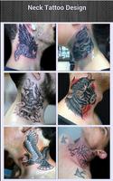 Neck Tattoo Design captura de pantalla 1