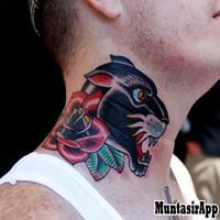 Neck Tattoo Design Affiche