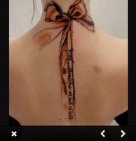 Neck Tattoo For Girl Ideas ポスター