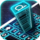 Teclado Azul Néon APK