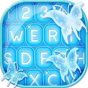 Neon Butterfly Keyboard